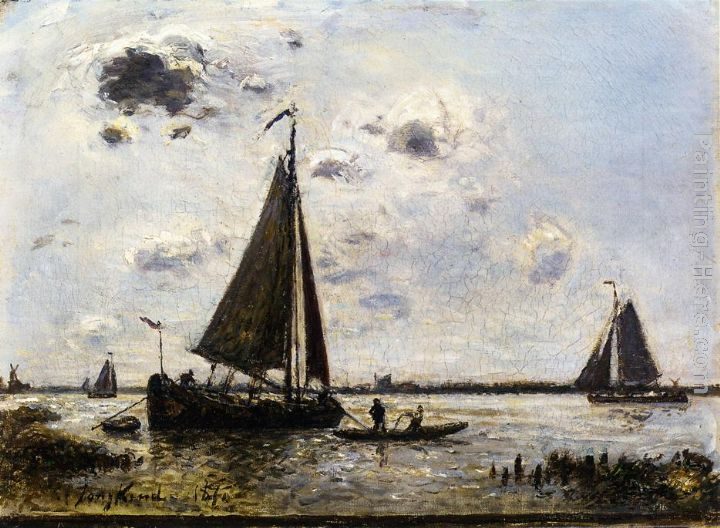 Johan Barthold Jongkind Near Dordrecht